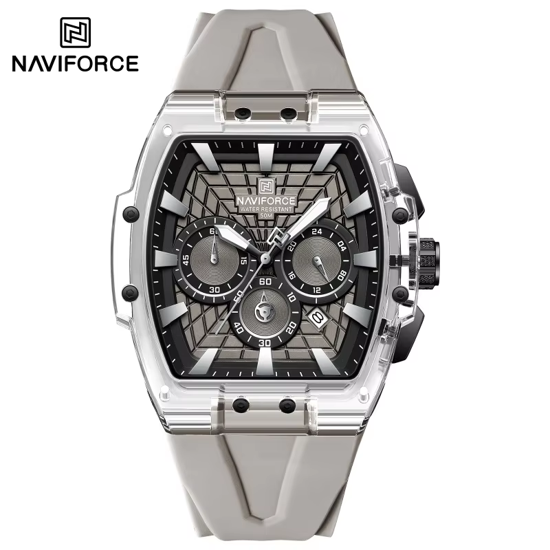 Running Watch - NF6113 NAVIFORCE Men's Multifunctional Chronograph Watch