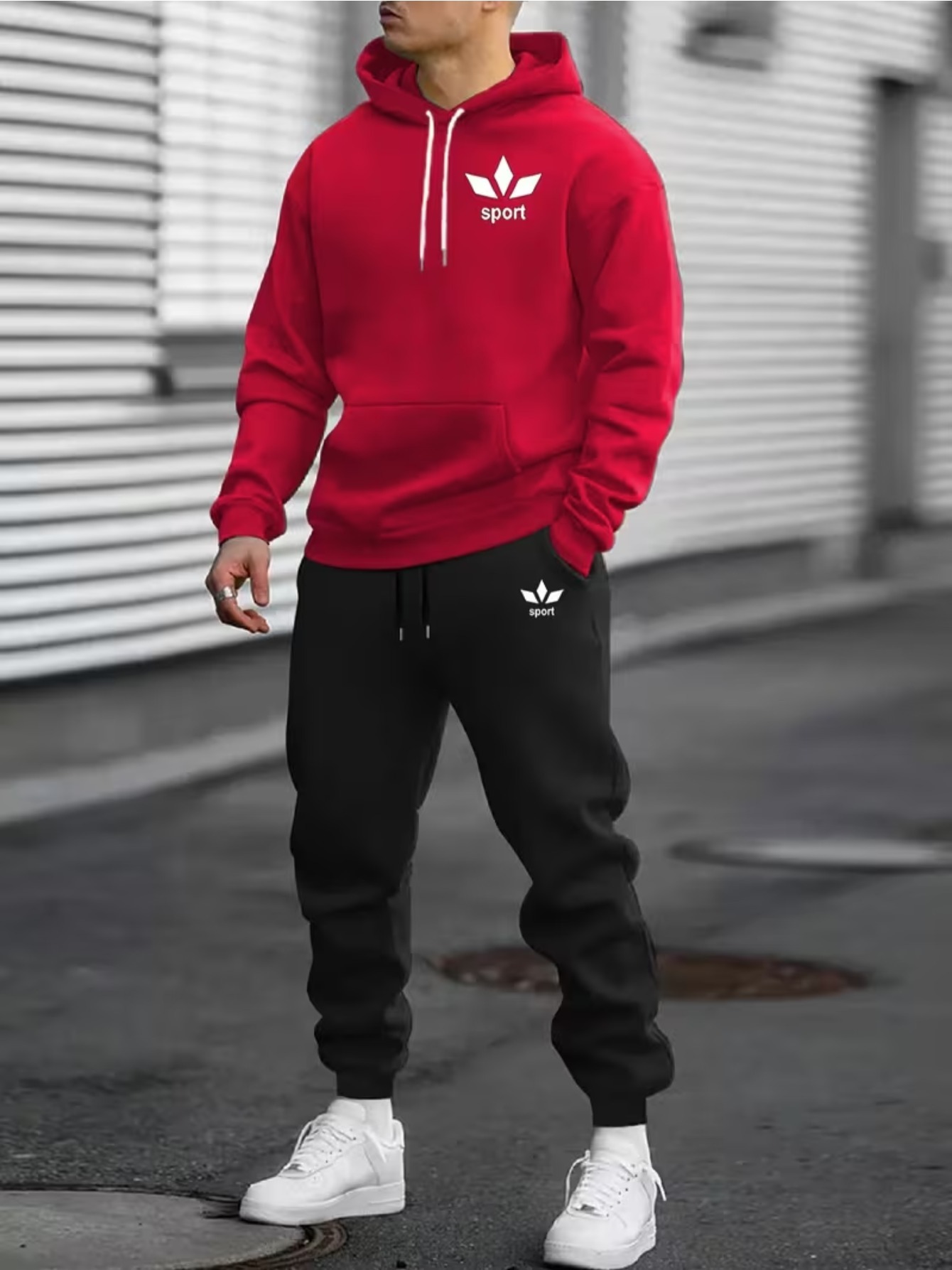 2026 Men 2‑Piece Tracksuit Set - Joggers Pants review and price
