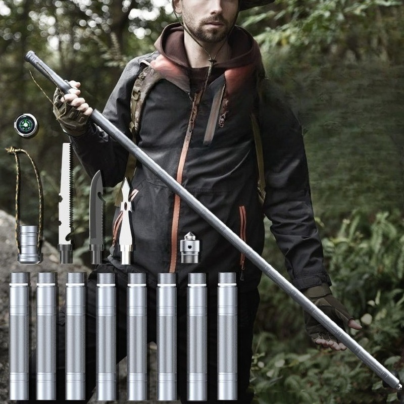 Outdoor Anti Slip Walking Stic - Trekking Pole Carbon review and price