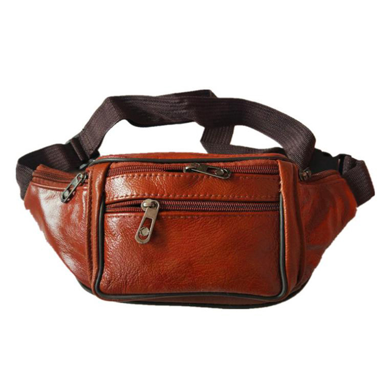 Leather Men Waist Chest Bag Th - Running Belt review and price